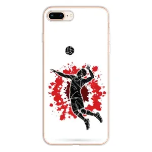 Чохли з прінтом Спортивна тематика для iPhone 8 Plus (Волейболіст)