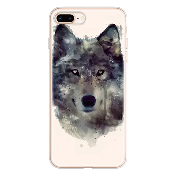 Чехол с рисунком «Волк» для iPhone 8 Plus Чехол с рисунком «Волк» для iPhone 8 Plus