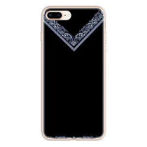 Силіконовый Чохол на iPhone 8 Plus (Комірець вишиванки)