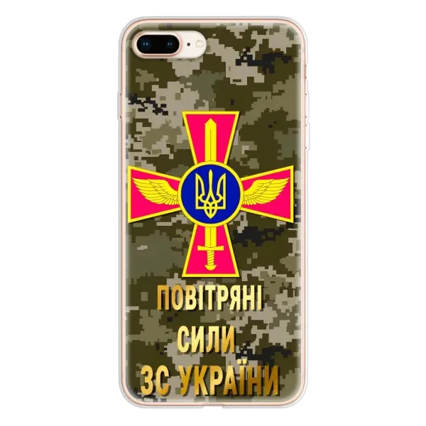 Чехол с рисунком «ВС ЗСУ» для iPhone 8 Plus Чехол с рисунком «ВС ЗСУ» для iPhone 8 Plus