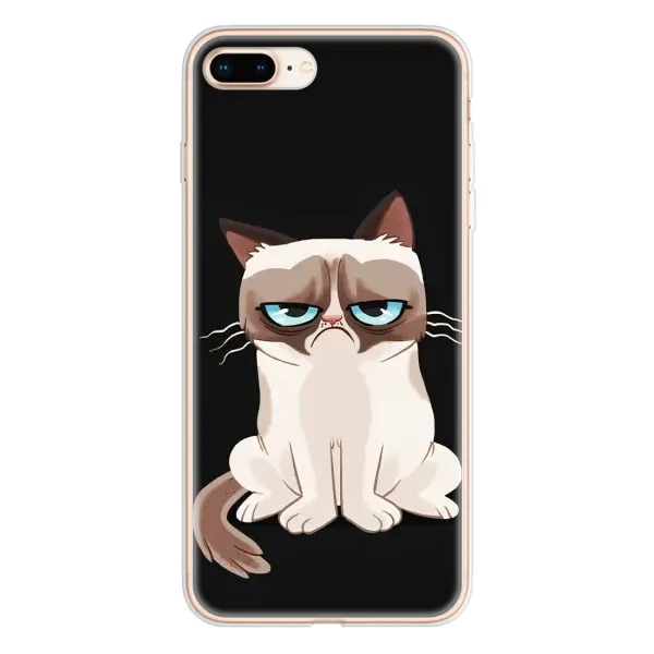 Чехол с рисунком «Взгляд кота» для iPhone 8 Plus Чехол с рисунком «Взгляд кота» для iPhone 8 Plus