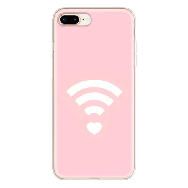 Чехол с рисунком «WiFi Love» для iPhone 8 Plus Чехол с рисунком «WiFi Love» для iPhone 8 Plus