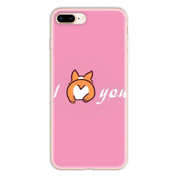 Чехол с рисунком «Я тебя люблю» для iPhone 8 Plus Чехол с рисунком «Я тебя люблю» для iPhone 8 Plus