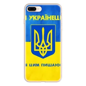 Силіконовий Чохол  на iPhone 8 Plus (Я-Україна) (Я Українець)