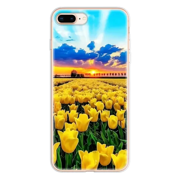 Чехол с рисунком «Желтые тюльпаны» для iPhone 8 Plus Чехол с рисунком «Желтые тюльпаны» для iPhone 8 Plus