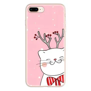 Чохол на тематику: Коти для iPhone 8 Plus (Зимовий кіт)