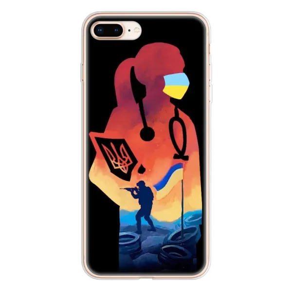 Чохол з малюнком «ЗСУ Лікар» для iPhone 8 Plus Чохол з малюнком «ЗСУ Лікар» для iPhone 8 Plus