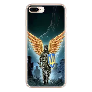 Патріотичний Чохол для iPhone 8 Plus (ЗСУ з крильми)