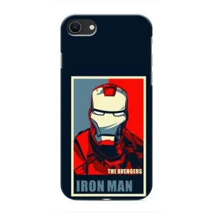 Чехол Супергерой Железный человек на iPhone SE (2020) (Art Iron man)