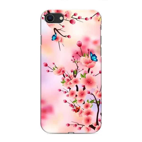 Чехол с рисунком «Бабочки на сакуре» для iPhone SE (2020) Чехол с рисунком «Бабочки на сакуре» для iPhone SE (2020)