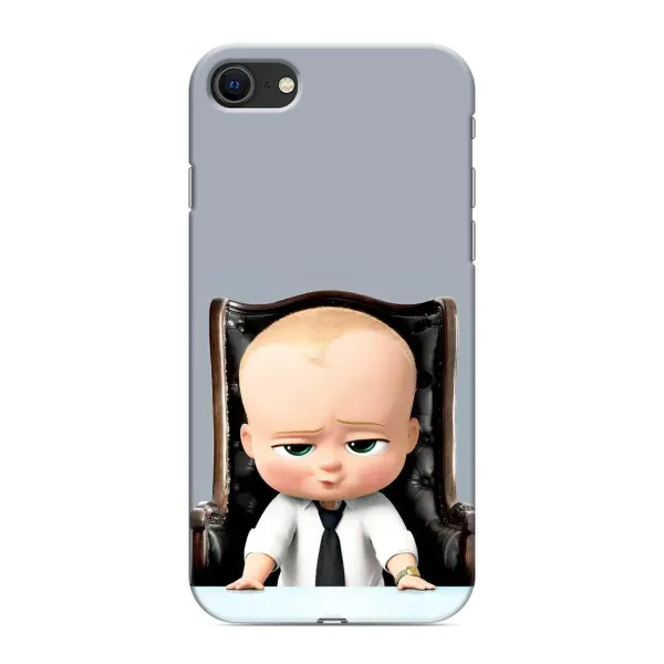 Чехол с рисунком «BOSS» для iPhone SE (2020)