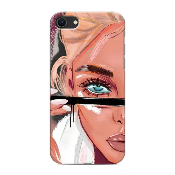 Чехол с рисунком «Девушка и ресницы» для iPhone SE (2020) Чехол с рисунком «Девушка и ресницы» для iPhone SE (2020)