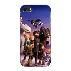 Чехол с рисунком «Герои дракона» для iPhone SE (2020)