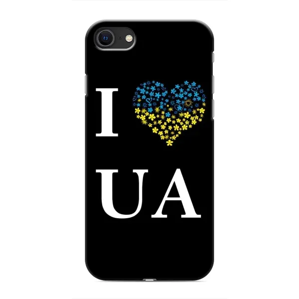 Чехол с рисунком «I Love UA» для iPhone SE (2020) Чехол с рисунком «I Love UA» для iPhone SE (2020)