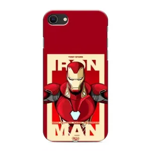 Чехол Супергерой Железный человек на iPhone SE (2020) (Iron man)