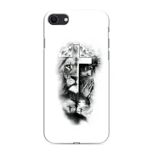Чехол с рисунком «История Христа» для iPhone SE (2020)