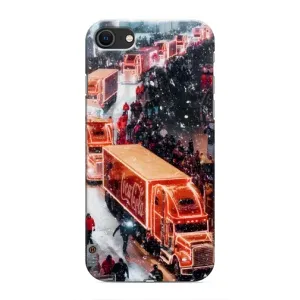 Чехлы на Новый Год iPhone SE (2020) (Кока Кола)