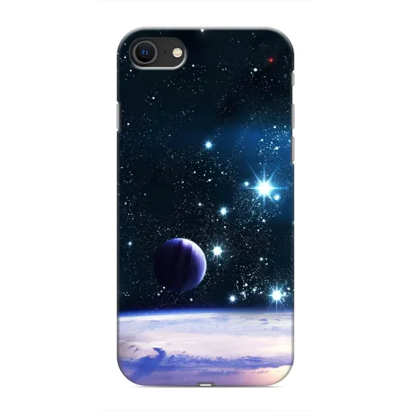 Чехол с рисунком «Космический вид» для iPhone SE (2020)