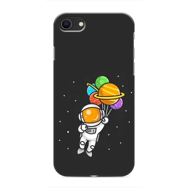 Чехол с рисунком «Космонавт с шариками» для iPhone SE (2020) Чехол с рисунком «Космонавт с шариками» для iPhone SE (2020)