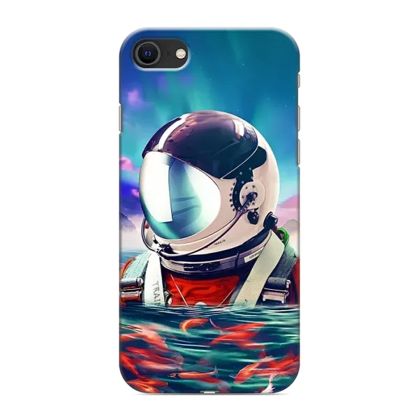 Чехол с рисунком «Космонавт в воде» для iPhone SE (2020) Чехол с рисунком «Космонавт в воде» для iPhone SE (2020)