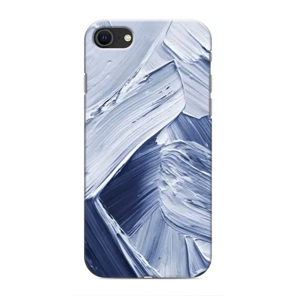 Чехол с рисунком «Краски мазки» для iPhone SE (2020)