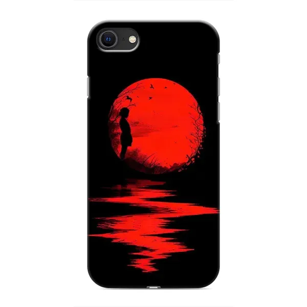 Чохол з малюнком «Червоний Захід сонця» для iPhone SE (2020)