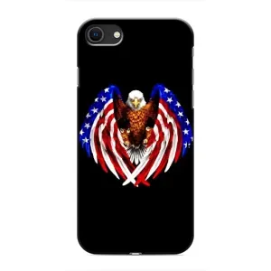 Чохол Прапор USA для iPhone SE (2020) (Крила США)