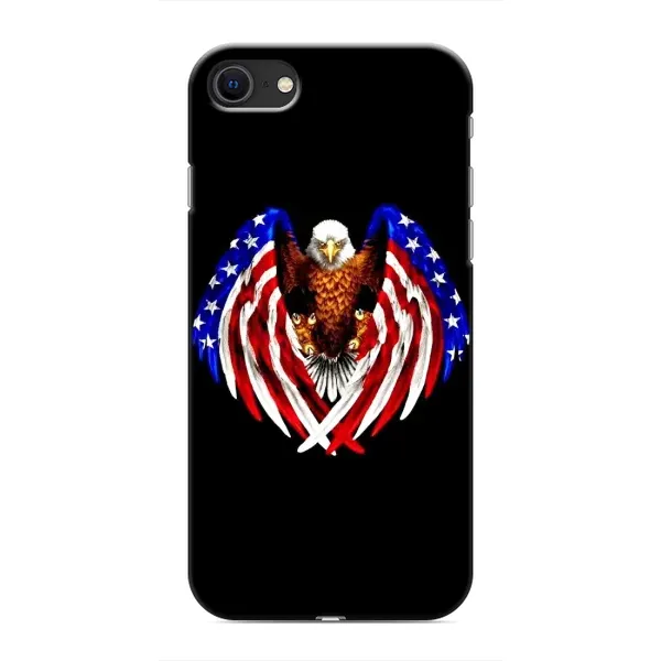 Чохол з малюнком «Крила США» для iPhone SE (2020)