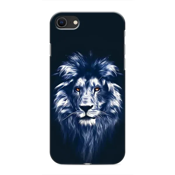 Чехол с рисунком «Лев - синий» для iPhone SE (2020) Чехол с рисунком «Лев - синий» для iPhone SE (2020)