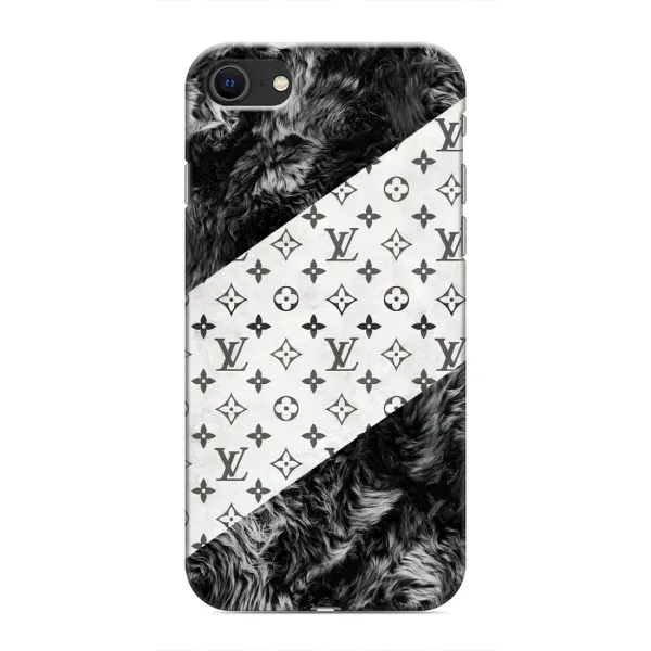 Чохол з малюнком «LV на білому» для iPhone SE (2020)