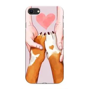 Чохол (ТПУ) Милі песики для iPhone SE (2020) (Любов до собак)