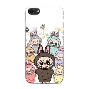 Чехол с принтом Лабубу для iPhone SE (2020) (Маленькие Лабубу)