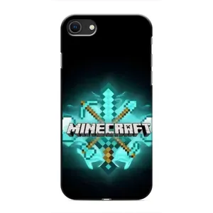 Чехол майнкрафт для iPhone SE (2020) (MineCraft 2)