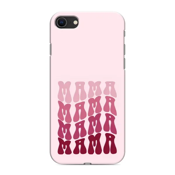 Чехол с рисунком «Надпись мама» для iPhone SE (2020) Чехол с рисунком «Надпись мама» для iPhone SE (2020)