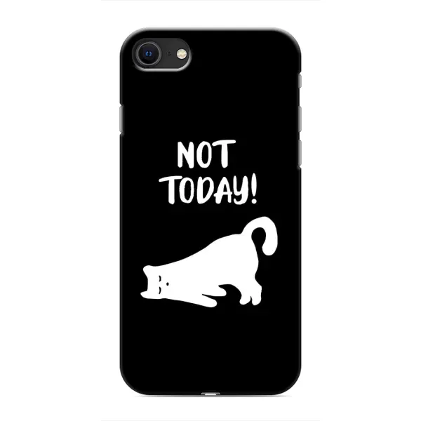 Чехол с рисунком «Not Today» для iPhone SE (2020) Чехол с рисунком «Not Today» для iPhone SE (2020)