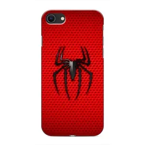 Чехол Супергерой Человека Паука на iPhone SE (2020) (Паук марвел)