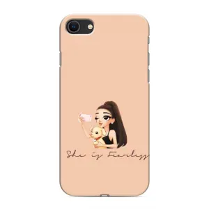 Силіконовый Чохол на iPhone SE (2020) з картинкой Модных девушек (З собакою)