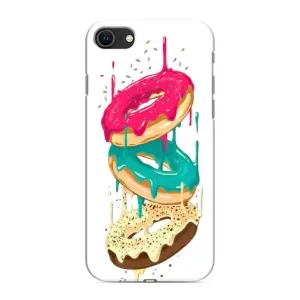 Чехол с изображением вкусной еды для iPhone SE (2020) (Сочные пончики)
