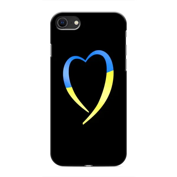 Чехол с рисунком «Украинское сердце» для iPhone SE (2020) Чехол с рисунком «Украинское сердце» для iPhone SE (2020)