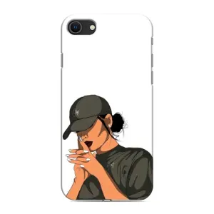 Силіконовый Чохол на iPhone SE (2020) з картинкой Модных девушек (У зеленому)