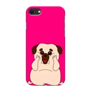 Чохол (ТПУ) Милі песики для iPhone SE (2020) (Веселий Мопсік)