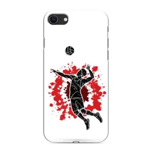 Чехлы с принтом Спортивная тематика для iPhone SE (2020) (Волейболист)