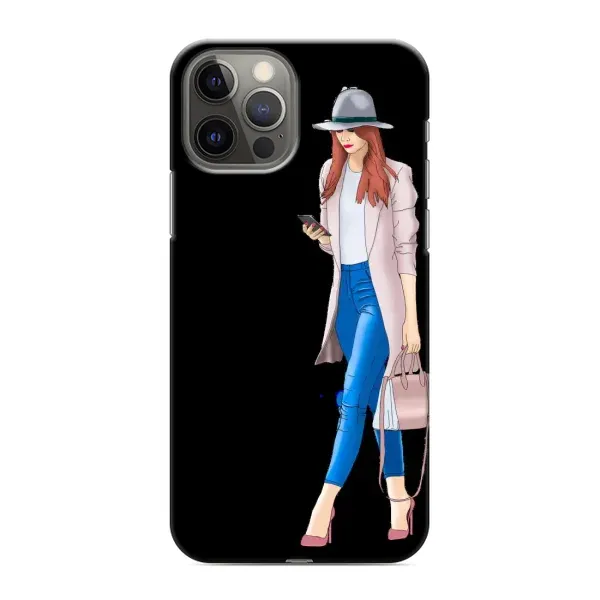 Чехол с рисунком «Девушка со смартфоном» для iPhone 11 Pro Max Чехол с рисунком «Девушка со смартфоном» для iPhone 11 Pro Max