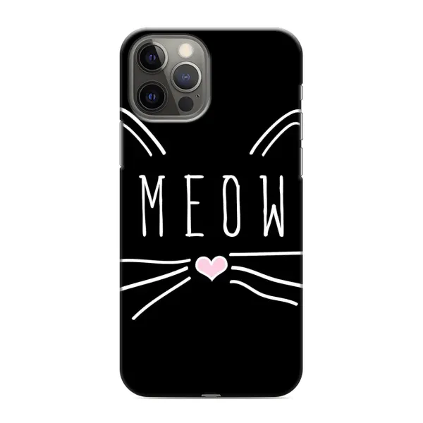 Чехол с рисунком «КОТИК MEOW» для iPhone 11 Pro Max