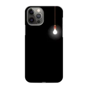 Чехол с картинками на черном фоне для iPhone 11 Pro Max (Лампочка)