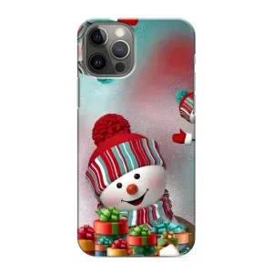 Чохли на Новий Рік iPhone 11 Pro Max (Сніговик в шапці)