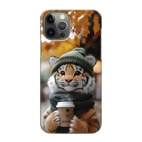 Чехол с рисунком «Тигр с кофе» для iPhone 11 Pro Max Чехол с рисунком «Тигр с кофе» для iPhone 11 Pro Max