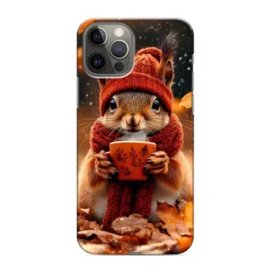 Друкований чохол 'Звірята з кавою' для iPhone 11 Pro (Білка з кавою)