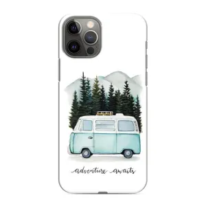Силиконовый бампер с картинкой машины на iPhone 11 Pro (Домик на колесах)