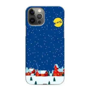 Силиконовый бампер на рождество для iPhone 11 Pro (Город в снегу)